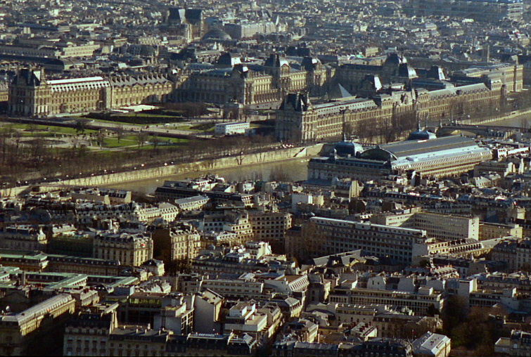 The Louvre, world-famous art museum