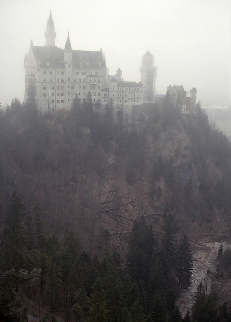 Neuschwanstein Castle from Mary's Bridge, one last look