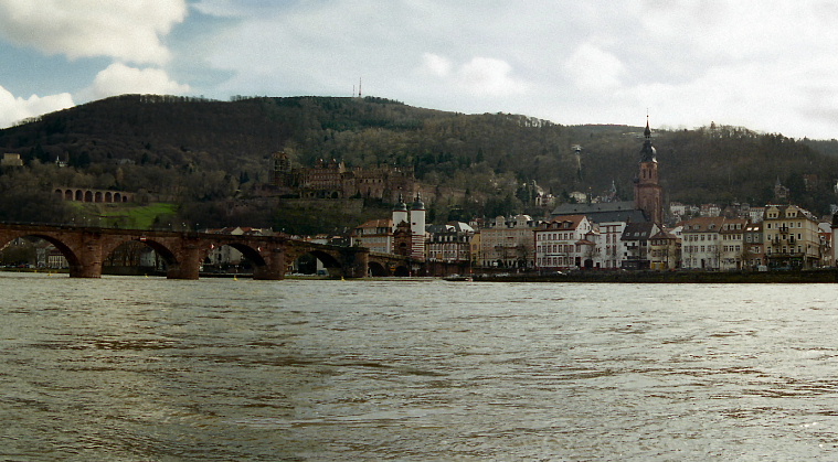 Alte Brucke Bridge across the Neckar River, Heidelberg Germany