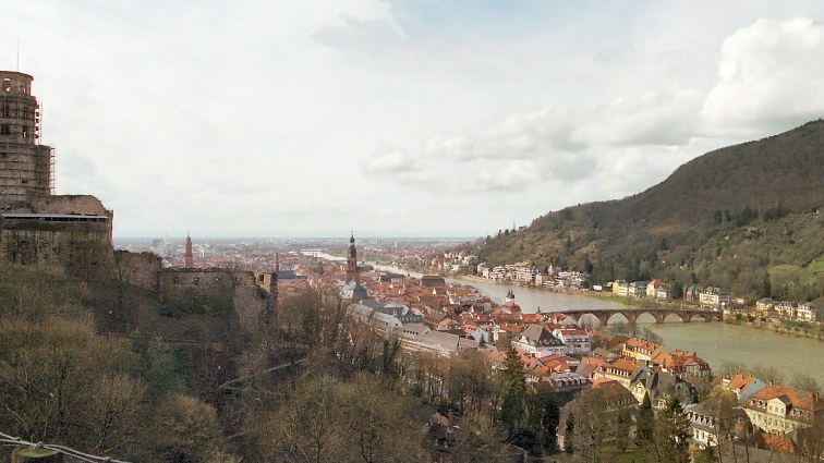 Heidelberg overlook from Castle
