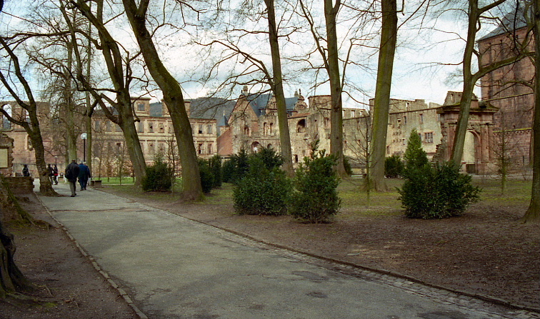 Courtyard, Heidelberg Castle, Heidelberg Germany