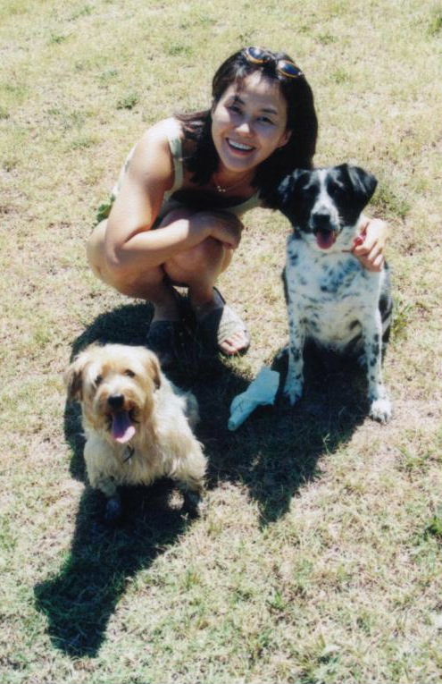 Guess which one of us isn't wearing a bra?>>>