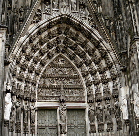 Cologne Dom, Germany, front porch