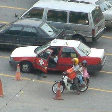  Taxi driver goes to his happy place >>>