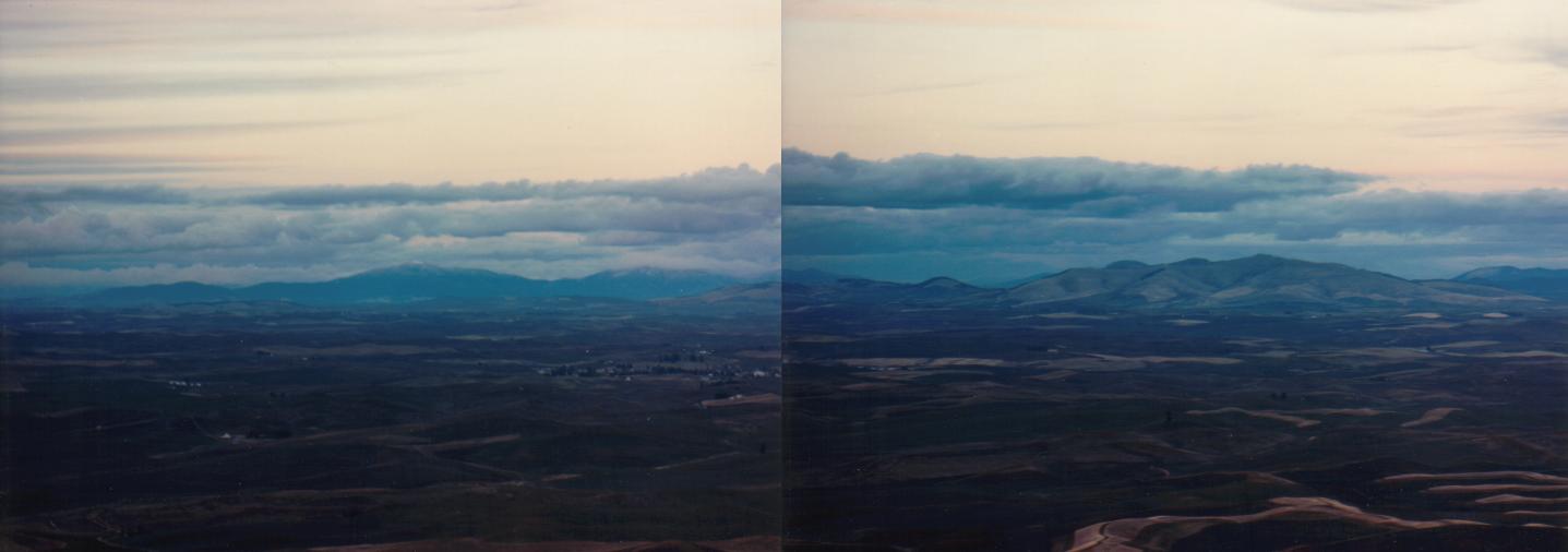 Looking into western Idaho from eastern Washington>>>